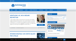 Desktop Screenshot of iammepress.it